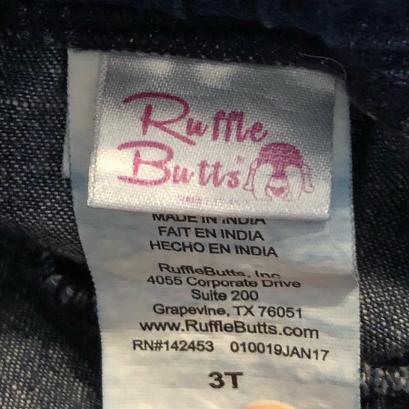 Ruffle Butts • Denim Bow Skirt - 3T - Picture 7 of 9